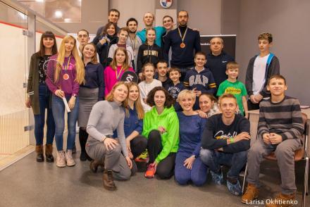 Федорук и Усенко - чемпионы Украины по сквошу 2018 — фітнес-клуб 5 елемент