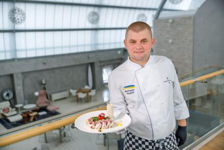 Шеф-кухар Андрій Волошин— фітнес-клуб 5 елемент