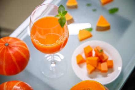 Гарбузовий фреш – осіннє диво у склянці!— фітнес-клуб 5 елемент