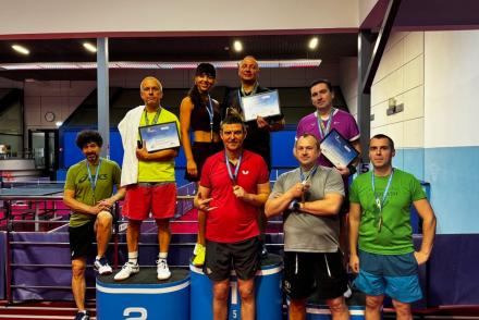 Благодійний турнір з настільного тенісу присвячений Дню збройних сил України.— фітнес-клуб 5 елемент