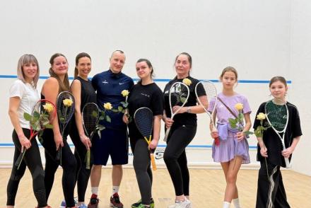 «Жіночий сквош-тайм» у клубі 